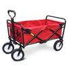 HARIPYER Folding Garden Wagon, Pull Cart for Outdoor Camping, Grilling, Gardening, Shopping and Beach Trips view 1