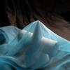 PTNKUIIY Dark Blue Organza Fabric, 150 cm x 3 m view 4