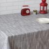 Homxi Small Rectangular Tablecloth 140 W x 200 L cm, Solid Gray Coffee Linen Table Cover for Easter view 4