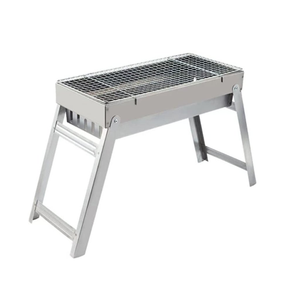 Portable Camping Charcoal Grill, 14.1 x 7.8 x 11.8 in
