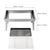 Portable Camping Charcoal Grill, 14.1 x 7.8 x 11.8 in view 2