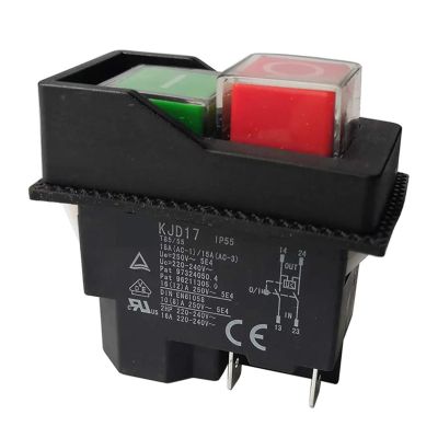JRXFXEKW KJD17 Electromagnetic Pushbutton Switch, 220 V, 4-Pin Terminals