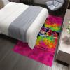 Colorful Street Art Area Rug, Hip-Hop Doodle Graffiti Giraffe Pattern, Rectangular Kids' Room Rug, 60 x 90 cm view 4