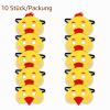 Jtnohx Felt Chicken Masks for Kids, Halloween Costume Masks, 10-Pack view 2
