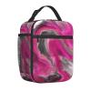 XDVPALNE Magenta Black Gray Jewel Tone Fluid Art Swirl Insulated Lunch Bag view 2