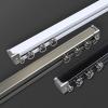 1–6 m Ceiling Curtain Track with Silent Rollers, Single-Track Aluminum Curtain Rail, Complete Set, White, 300 cm (9.8 ft) view 1