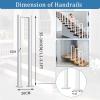 35–100 cm Handrail Railing, U-Shaped Stair Handrail for Indoor or Outdoor Use view 2