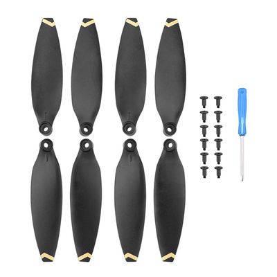 8-Piece Drone Propellers for FIMI X8 Mini RC Quadcopter, Quick-Release CW/CCW Replacement Propellers, Gold