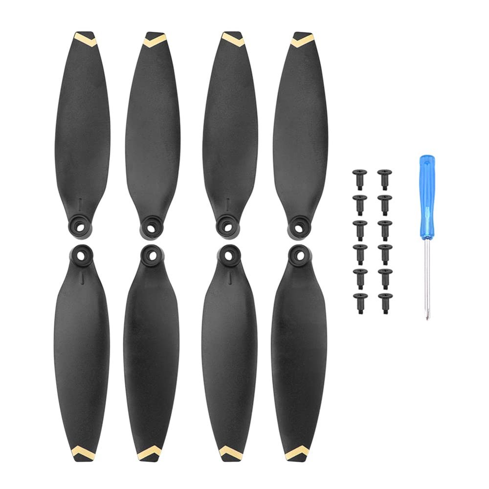 8-Piece Drone Propellers for FIMI X8 Mini RC Quadcopter, Quick-Release CW/CCW Replacement Propellers, Gold