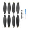 8-Piece Drone Propellers for FIMI X8 Mini RC Quadcopter, Quick-Release CW/CCW Replacement Propellers, Gold view 1