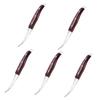 PRETYZOOM 5-Piece Stainless Steel Shrimp Peelers and Deveiners with Wood view 1