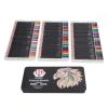 Qcwwy Set of 120 Vibrant Colored Pencils with Iron Storage Box view 1