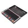 Qcwwy Set of 120 Vibrant Colored Pencils with Iron Storage Box view 2