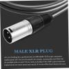 Mikinona 3-Pin XLR Plugs with Solder Connection, Zinc Alloy Microphone Audio Jacks, 20-Pack, Black view 4