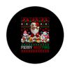 Merry Christmas Woof Sweater Santa Australian Shepherd PopSockets with Interchangeable PopGrip view 3