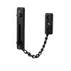 YGLEEULI Stainless Steel Door Security Chain Lock, Black, Screw Installation view 1