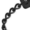 YGLEEULI Stainless Steel Door Security Chain Lock, Black, Screw Installation view 4