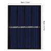 4-Pack 0.65W 2V Mini Polycrystalline Solar Panels, 2.4 x 3.1 in view 2