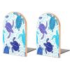 Wooden Turtle Bookends, Set of 2 view 1