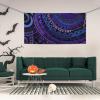 Large Customizable Banner and Sign, Purple Tribal-Style Pattern, Party Banner, Wall Hanging with Rope for Indoor and Outdoor Use, Office view 2