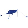 AUVYI Blue Beach Shade Tent with Sandbags, 304 × 300 cm, Polyester and Steel, 305 × 300 × 213 cm view 2
