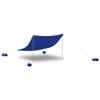 AUVYI Blue Beach Shade Tent with Sandbags, 304 × 300 cm, Polyester and Steel, 305 × 300 × 213 cm view 3
