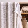 BESTORI Cabinet Curtains for Kitchen Cabinets and Wardrobes, Privacy Curtain with Hook-and-Loop Fastener, Semi-Transparent Tulle, White, 90 x 200 cm view 3