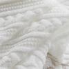 BESTORI Cabinet Curtains for Kitchen and Wardrobe, Hook-and-Loop Privacy Curtain, Semi-Transparent Tulle, White, 4, 240 x 250 cm view 2