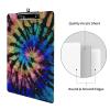 Tie-Dye A4 Clipboard Folder with Low-Profile Clip view 3