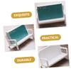 STOBOK 2-Pack Sofa-Shaped Business Card Holders, White ABS view 3