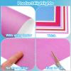 PATIKIL 40 Sheets Dark Pink Glitter Cardstock, 12 x 12 in, 250 gsm view 3