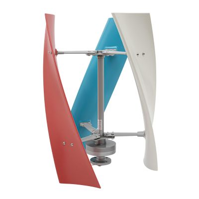WOLEGM 400W 12V Wind Turbine Generator with 3-Color Blades and Controller