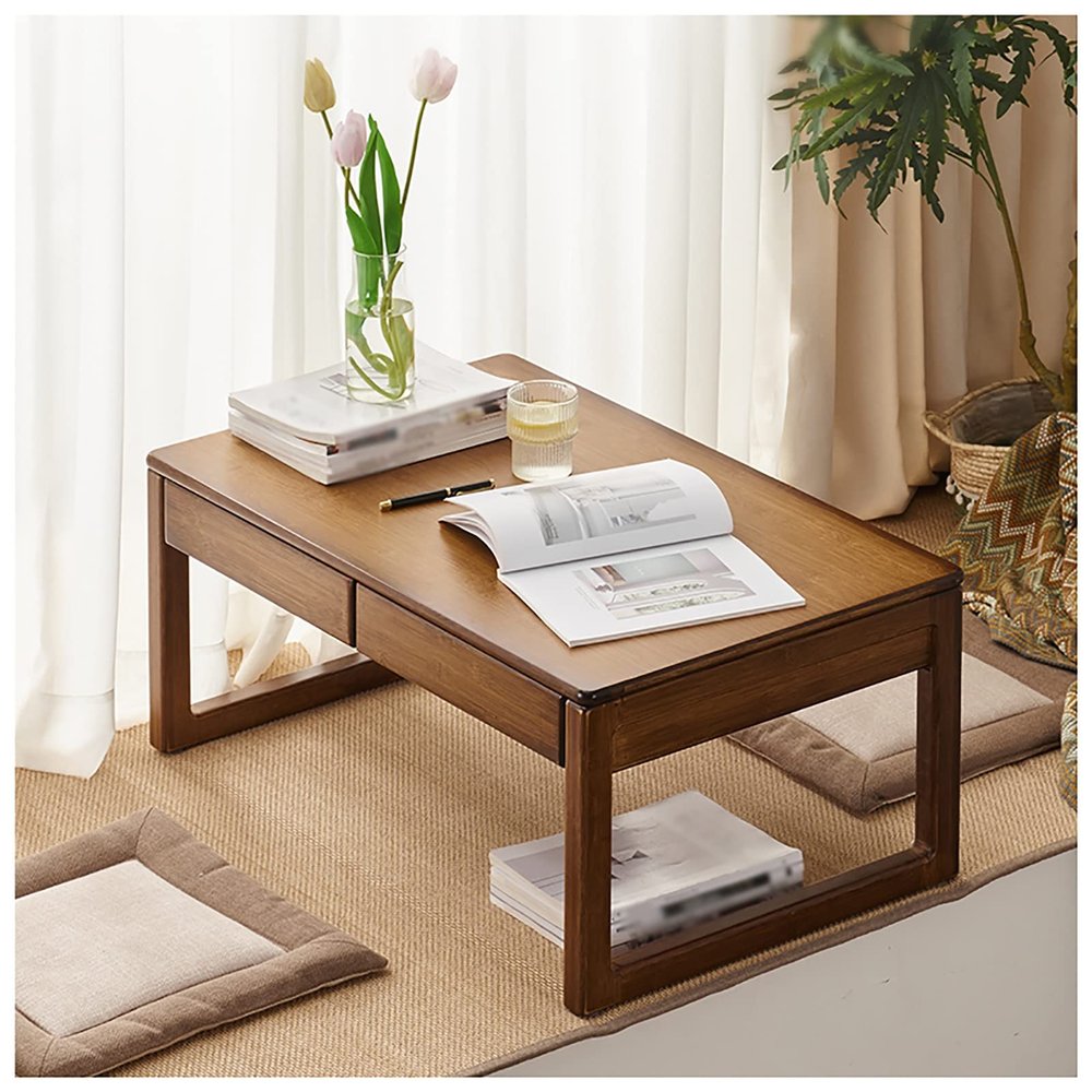 Low Floor Table for Meditation, Tea, Dining, and Spiritual Practices