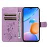 XFDSFDL PU Leather Flip Cover for Xiaomi Redmi 10 Prime+ 5G, 6.58-inch, Almond Tree Pattern, Stand, Wallet, Purple view 3