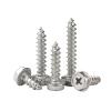 ORANXIN M6 x 60 mm, 10-Piece Phillips Hex Flange-Head Self-Tapping Screws, 304 Stainless Steel, with Gasket and Pointed Self-Drilling Tip view 4