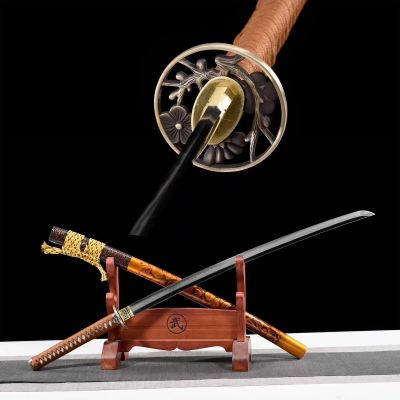 103 cm Japanese Samurai Katana with Wooden Scabbard