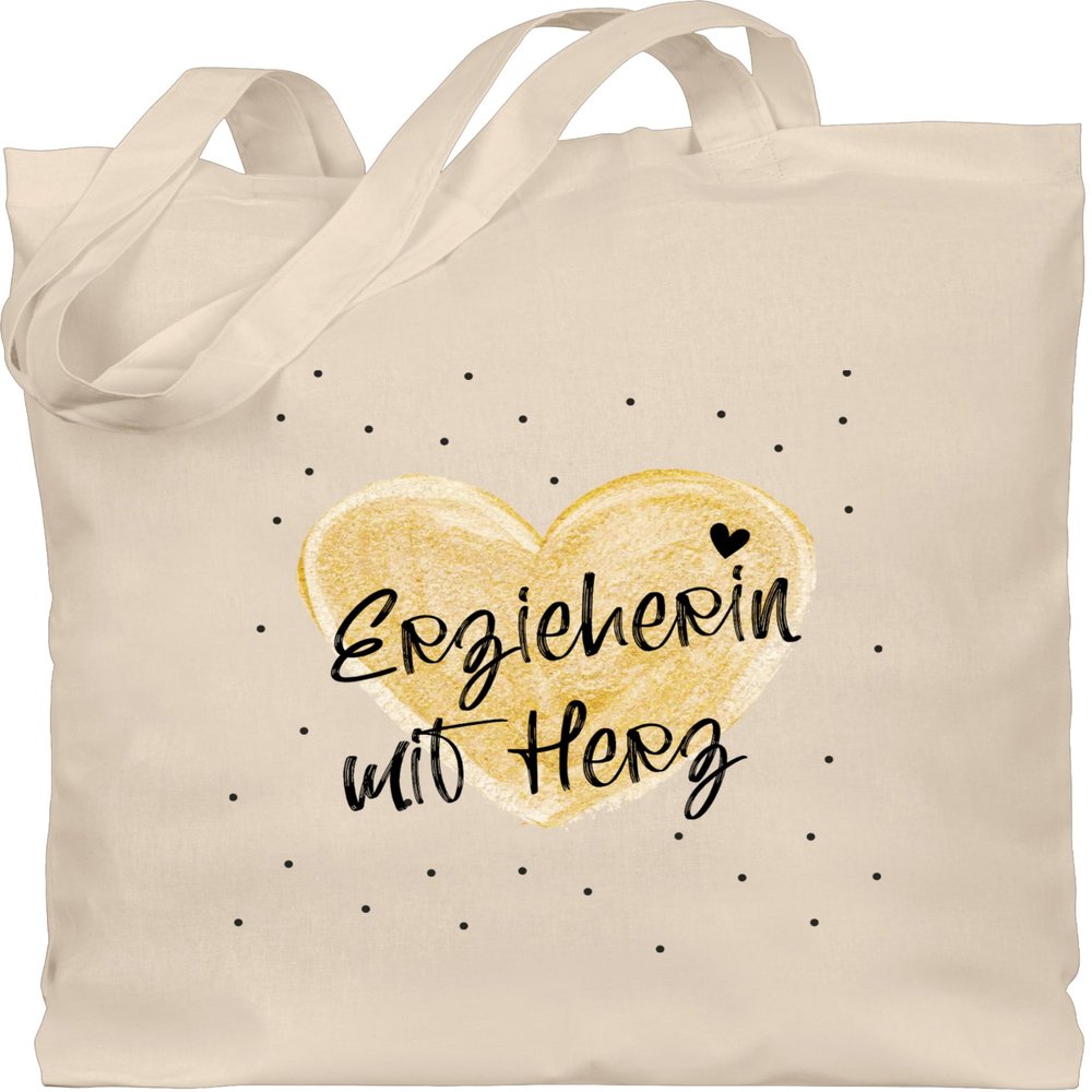 Shirtracer Cotton Tote Bag – Preschool Teacher with Heart