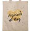 Shirtracer Cotton Tote Bag – Preschool Teacher with Heart view 3