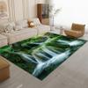 Waterfall Jungle Landscape Rug for Bedroom and Living Room, Washable Short-Pile Flannel Rug, Non-Slip, 120 x 170 cm view 4
