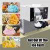 RayGenius 180 kg/24 h Korean Snowflake Ice Machine, Commercial High-Performance Milk/Mango Bingsu Shaver, 220 V, 60 kg view 2