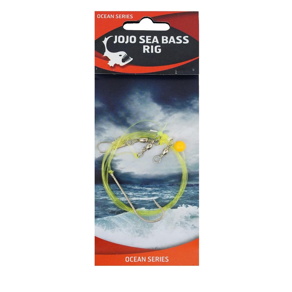 Eurocatch Jo-Jo Sea Bass Rig - Size 1, 10 pcs. - For Cod and Sea Bass