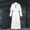 Halloween Medieval Retro Priest Costume for Women view 3