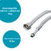 pokm toolsmarket 1000 mm Stainless Steel Braided Hose, M 1/2 in x M10x1 Long Male Thread, DN8 view 3
