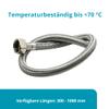 pokm toolsmarket 1000 mm Stainless Steel Braided Hose, M 1/2 in x M10x1 Long Male Thread, DN8 view 4