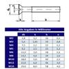Brass Slotted Flat Head Screw - DIN 963 - Yellow (M6 x 30, 10 pcs.) view 3