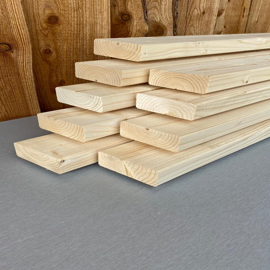 KVH Nsi 4 x 10 cm Planed Spruce Timber, 160 cm, 8 Pieces