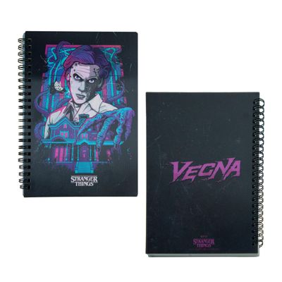 Cinereplicas Stranger Things Vecna Lenticular Notebook, 14.5 × 21 cm, 120 Pages