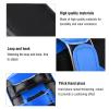 Muay Thai Boxing Curved Kicking Pad, PU Leather, Black/Blue view 4