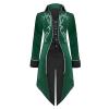 Men's Vintage Slim-Fit Medieval Gothic Tailcoat Costume Jacket view 1