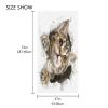 Cat Beach Towel for Women and Men, Funny Cat Design, Extra Large, for Swimming, Pool, Camping, Yoga, Fitness and Sports view 4